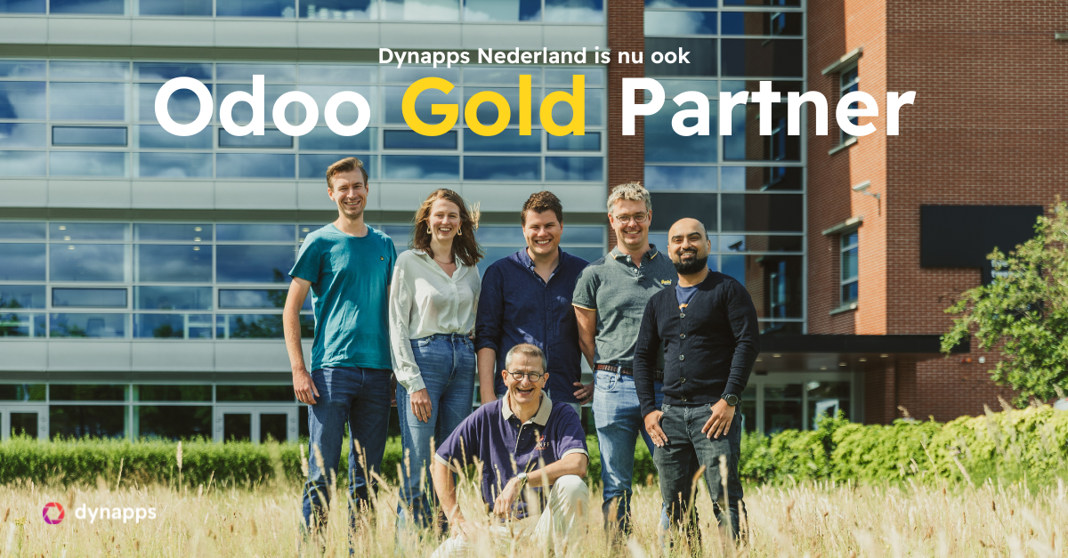 Dynapps Netherlands recognised as Odoo Gold Partner